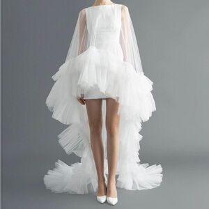 Tulle Wedding Cape